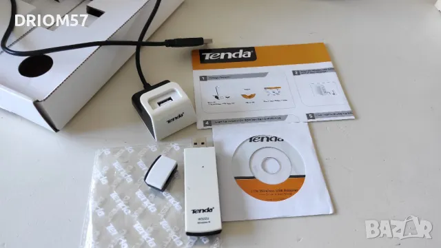 WiFi USB Adaptor 300 Mbps TENDA, снимка 5 - Кабели и адаптери - 48245163