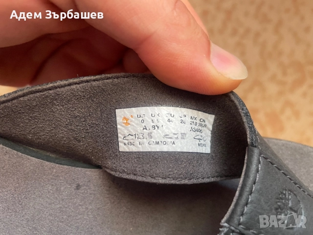 Мъжки чехли Timberland 44 момер, снимка 3 - Мъжки чехли - 51638288