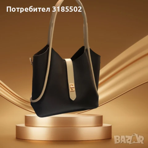 Стилна дамска чанта, еко  к., снимка 4 - Чанти - 51307508