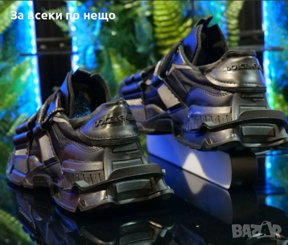 Dolce&Gabbana Унисекс👟Дамски Черни Маратонки С Кутия👟Мъжки Спортни Обувки Код S117, снимка 2 - Маратонки - 52417831