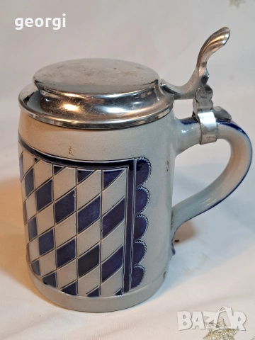 халба за бира Goebel с калаен похлупак 34/1