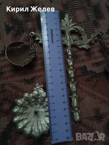 Стара метална везна 54272, снимка 3 - Антикварни и старинни предмети - 53639462