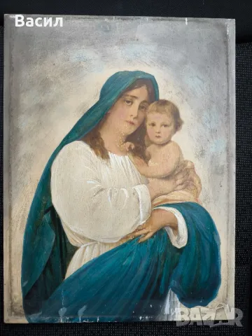 картина върху дърво