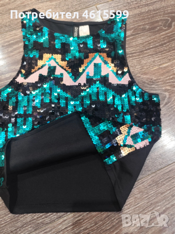 Топ на H&M, снимка 3 - Корсети, бюстиета, топове - 53878485