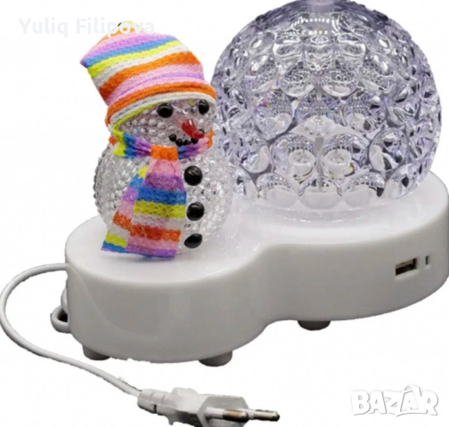 Коледна Led лампа, снимка 6 - Декорация за дома - 52640401