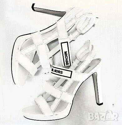 Michael Kors Demi Leather Sandal, естествена кожа, снимка 4 - Сандали - 54185496