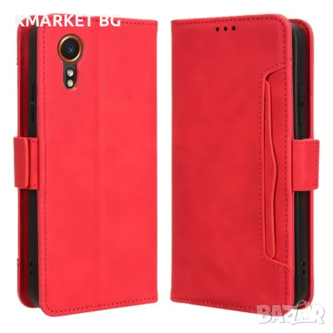 Samsung Galaxy Xcover 7 Wallet Калъф и Протектор, снимка 4 - Калъфи, кейсове - 48336591