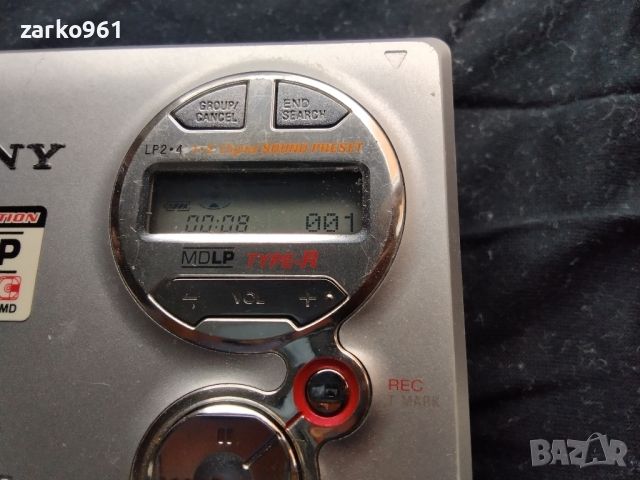 страхотен мини диск оригинален плеър SONY+1диск за запис, снимка 6 - MP3 и MP4 плеъри - 45827974