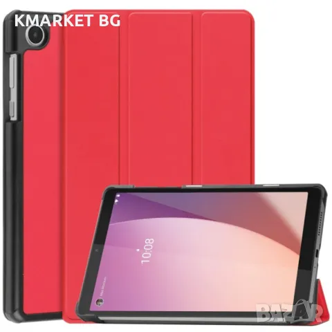 Lenovo Tab M8 4th Gen TB-300FU Кожен Калъф и Протектор, снимка 2 - Калъфи, кейсове - 48111404