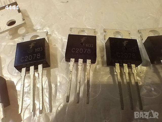 2SC2078 n-p-n високо честотни транзистори  биполярни n-p-n 80V; 3A; 4W; 27MHz в корпус ТО-220, снимка 1 - Друга електроника - 45749195