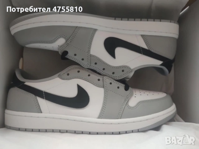 Nike Air Jordan 1 Low Light Smoke Grey. 