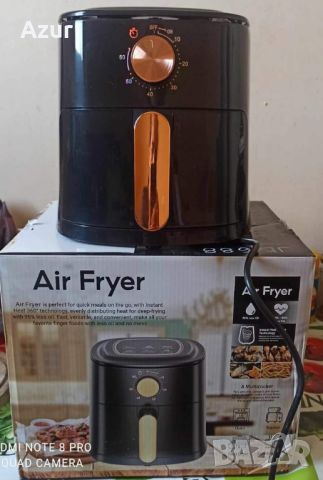 Уред за готвене без мазнина Air Fryer,4 л.,700W JD688, снимка 4 - Уреди за готвене на пара - 45888604