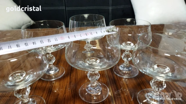 ретро кристални чаши , снимка 5 - Антикварни и старинни предмети - 32806751