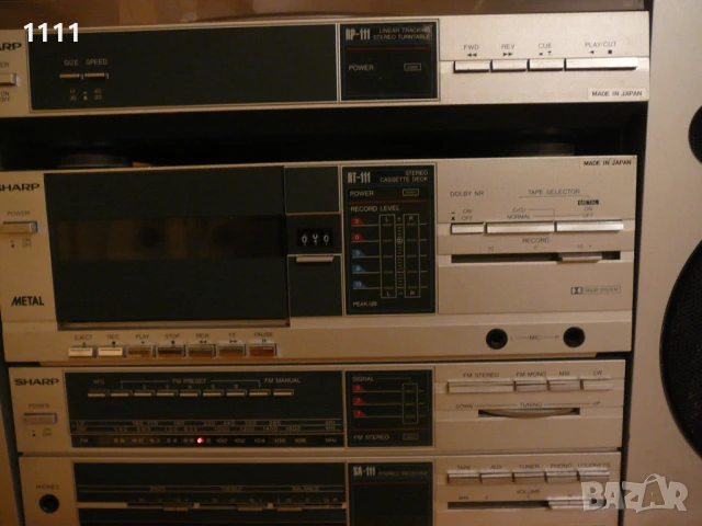 SHARP SA-111 I RT-111 I RP-111, снимка 6 - Ресийвъри, усилватели, смесителни пултове - 51046643