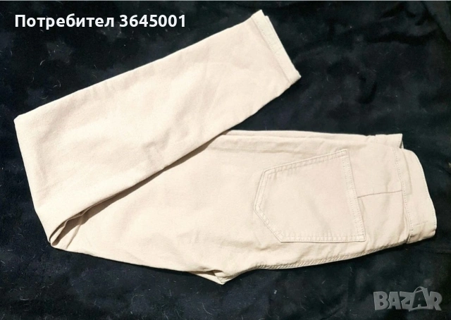 Дамски бежов панталон,еластичен мек деним "Sinsay",размер М / НОВ, снимка 7 - Якета - 54208714