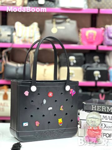 🍬CROCS Beach bag 🍬| Дамски Чанти| Различни Цветове 35х30см, снимка 2 - Чанти - 46623525