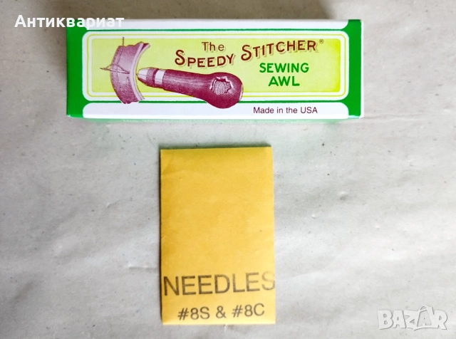 ОРИГИНАЛНОТО БЪРЗО ШИЛО ЗА ШИЕНЕ "Speedy Stitcher" / USA , снимка 2 - Други инструменти - 51946483