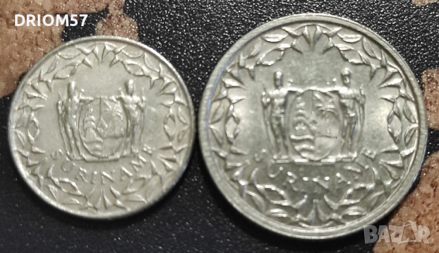 Монети Суринам - 2 бр. [1962], снимка 2 - Нумизматика и бонистика - 52186214