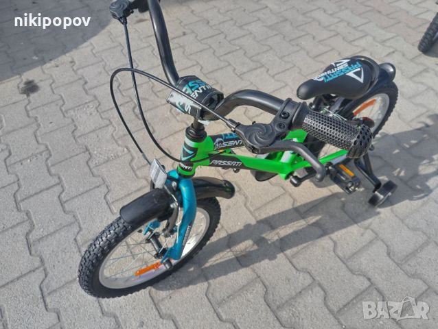 PASSATI Алуминиев велосипед 16" SENTINEL зелен, снимка 10 - Велосипеди - 45489843