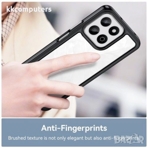 Honor 200 Smart 5G Силиконов Калъф Transparent TPU и Протектор, снимка 6 - Калъфи, кейсове - 52671589