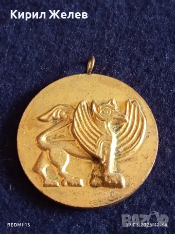 Стар медал ГРИФОН ДЕТАЙЛ от ВРАТА на ЦЪРКВАТА РИЛСКИ МАНАСТИР 23369