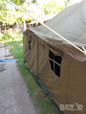 Военна офицерска палатка с гумиран под, снимка 4 - Екипировка - 45545295