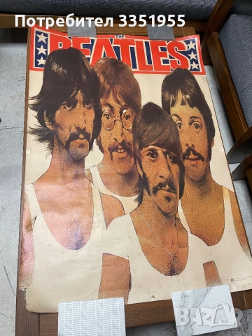 Голям Плакат на Beatles , снимка 2 - Колекции - 52451081
