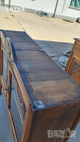 Шкаф антикварен масив №49, снимка 12 - Шкафове - 51522983