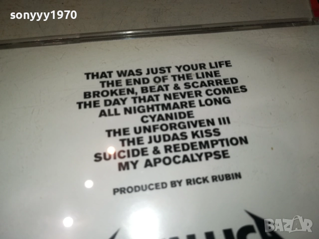 metallica cd 2610250846, снимка 12 - CD дискове - 52182880