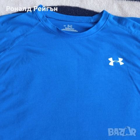 UNDER ARMOUR L КАТО НОВА оригинална тениска UA фланелка T-shirt jersey