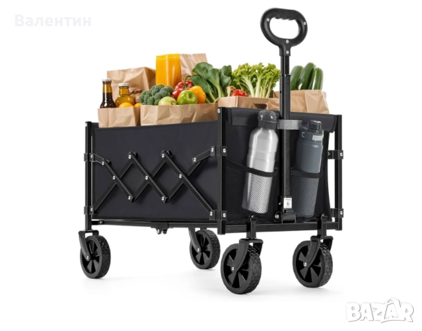 Сгъваема къмпинг количка - до 180кг