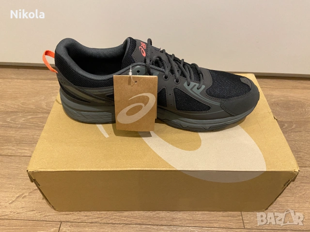 Asics Gel-Venture 6, цвят: Black/Grey, стелка: 28.5 см, номер: 44.5, снимка 4 - Маратонки - 53709461