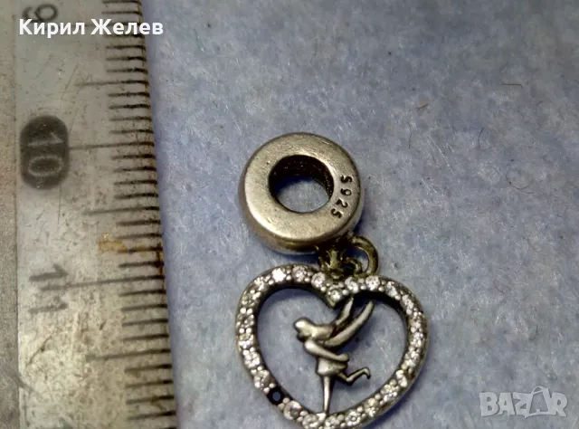 PANDORA СКЪПОЦЕНЕН СРЕБЪРЕН ПЕНДАНТ СРЕБРО S 925 на ПАНДОРА с ИСКРЯЩИ ЦИРКОНИ 46911, снимка 3 - Колиета, медальони, синджири - 49682613