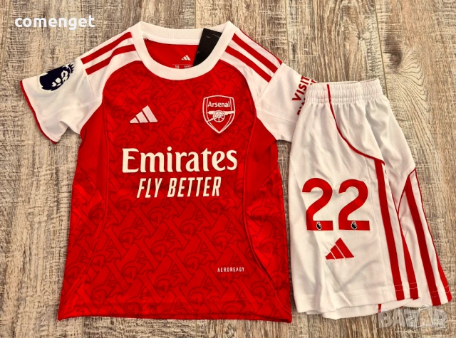 Екипи ARSENA, BARCELONA, PSG с ИМЕ и НОМЕР! Или на ОТБОР по ТВОЙ избор!, снимка 2 - Детски комплекти - 53440565