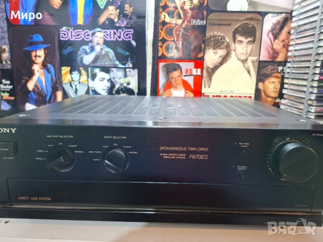 Усилвател Sony F670ES, снимка 6 - Ресийвъри, усилватели, смесителни пултове - 52585338