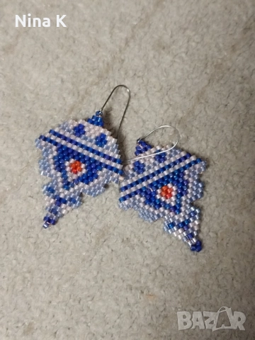 Ръчно изработени обеци., снимка 3 - Обеци - 51611830