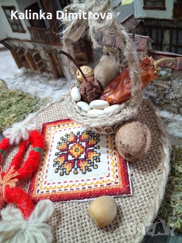 Коледна декорация-ръчна изработка., снимка 2 - Декорация за дома - 52870945