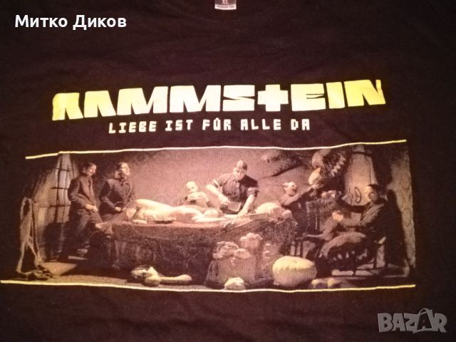 Rammstein Liebe ist fur alle da маркова тениска Keya памук размер ХЛ , снимка 2 - Тениски - 45877641