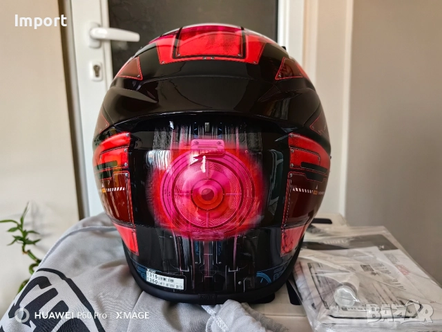 Каска за мотор SHOEI NXR Размер S , снимка 7 - Аксесоари и консумативи - 51622582