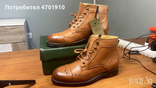 Зимни ботуши от естествена кожа от Riccardo Colli, снимка 2 - Мъжки боти - 53019064