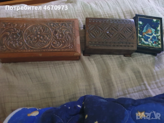дървени кутии за бижута , снимка 5 - Други - 52679906