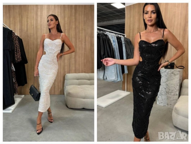 рокля с пера , снимка 4 - Рокли - 52023766