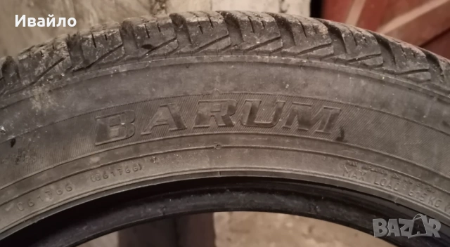 Продавам 1 брой зимна гума 205.55.16 дот 2021 Barum , снимка 3 - Гуми и джанти - 54021667