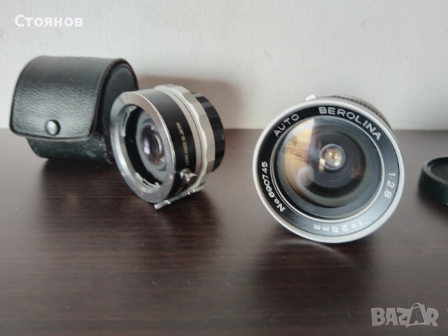 Обективи ИНДУСТАР, Konika, AMAR,MIKAR PZO, BEROLINA, снимка 17 - Обективи и филтри - 40953867
