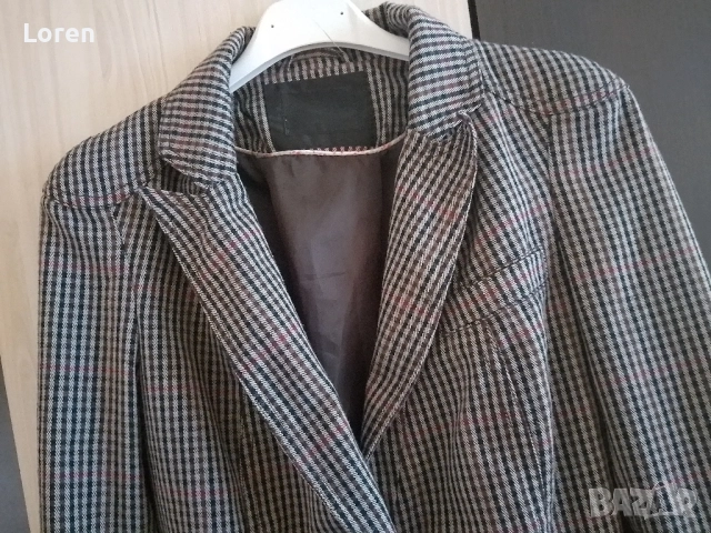 Сако ситно каре, снимка 9 - Сака - 52649045