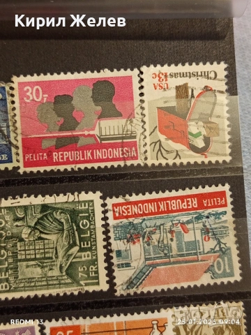 Стари пощенски марки от цял свят смесени АВСТРАЛИЯ, АМЕРИКА, БЕЛГИЯ за КОЛЕКЦИЯ 52007, снимка 7 - Филателия - 53217532