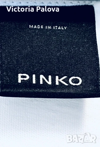 PINKO Италия оригинал интересна бяла блуза, снимка 3 - Корсети, бюстиета, топове - 50857496