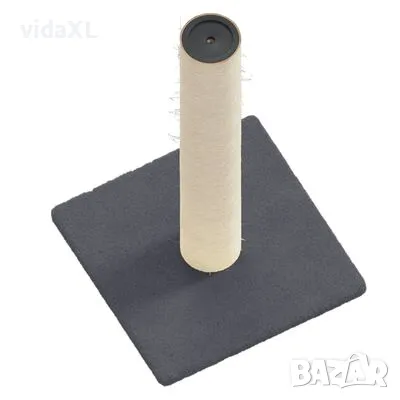 vidaXL Котешки стълб за драскане, тъмносив, 22x22x45 см(SKU:171677), снимка 4 - За котки - 49348913