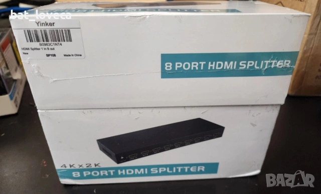 Нов HDMI Сплитер 4K, 1 вход - 8 изхода MT-VIKI