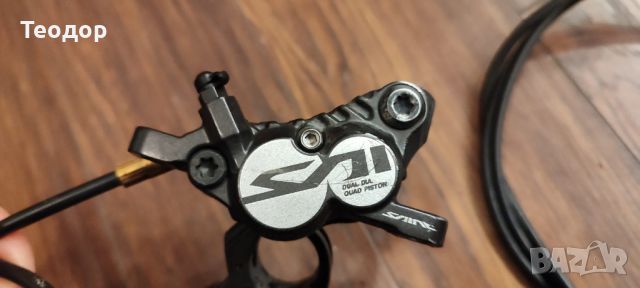 Комплект предна и задна 4-бутални спирачки Shimano Saint BR-M820, снимка 2 - Части за велосипеди - 45124960